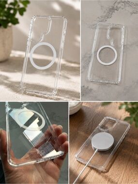 AXS Clear MagSafe-Compatible Samsung Galaxy S26 Ultra Phone Case No Box